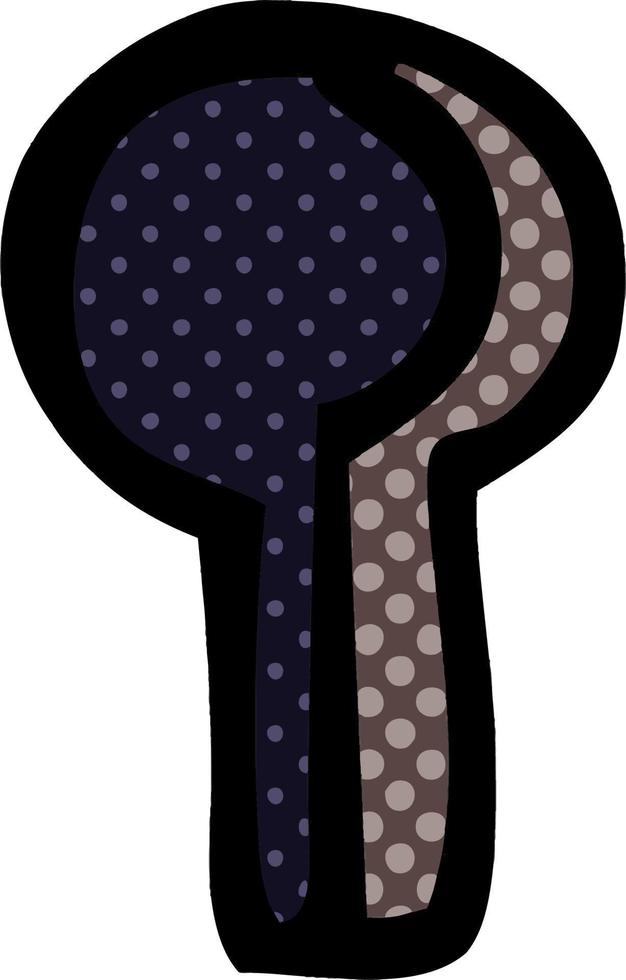 cartoon doodle keyhole vector