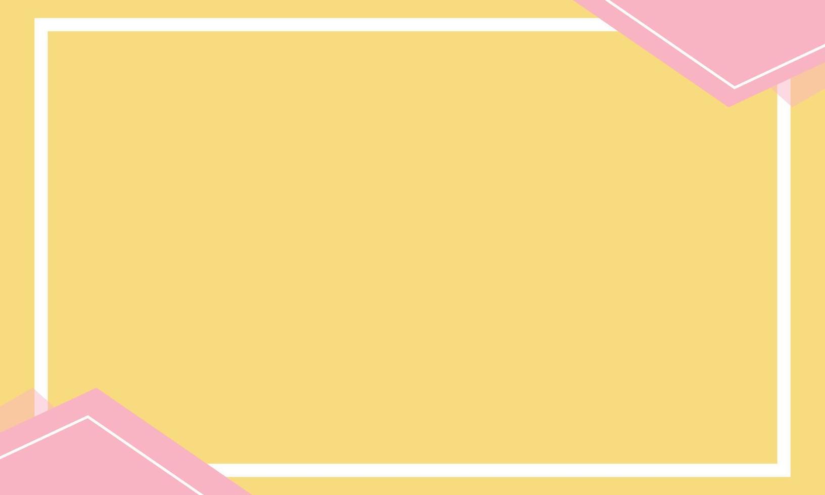 the background design for the yellow and pink power point is combined vector