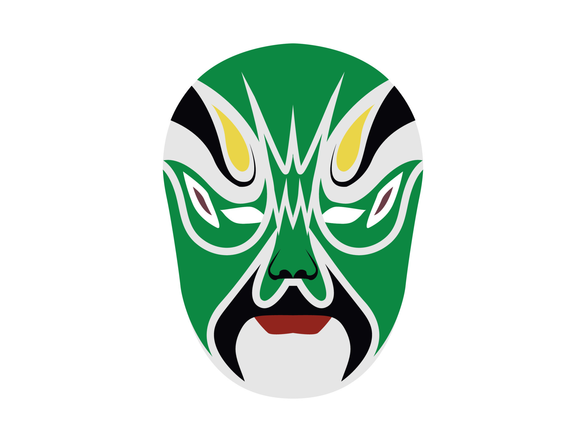 Beijing opera mask of ancient people 12184543 Vector Art at Vecteezy