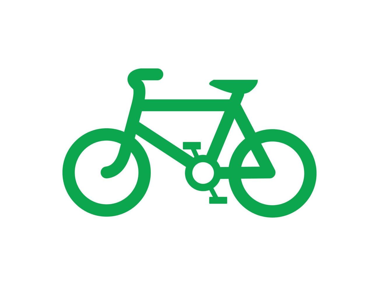 bike icon on isolated background vector