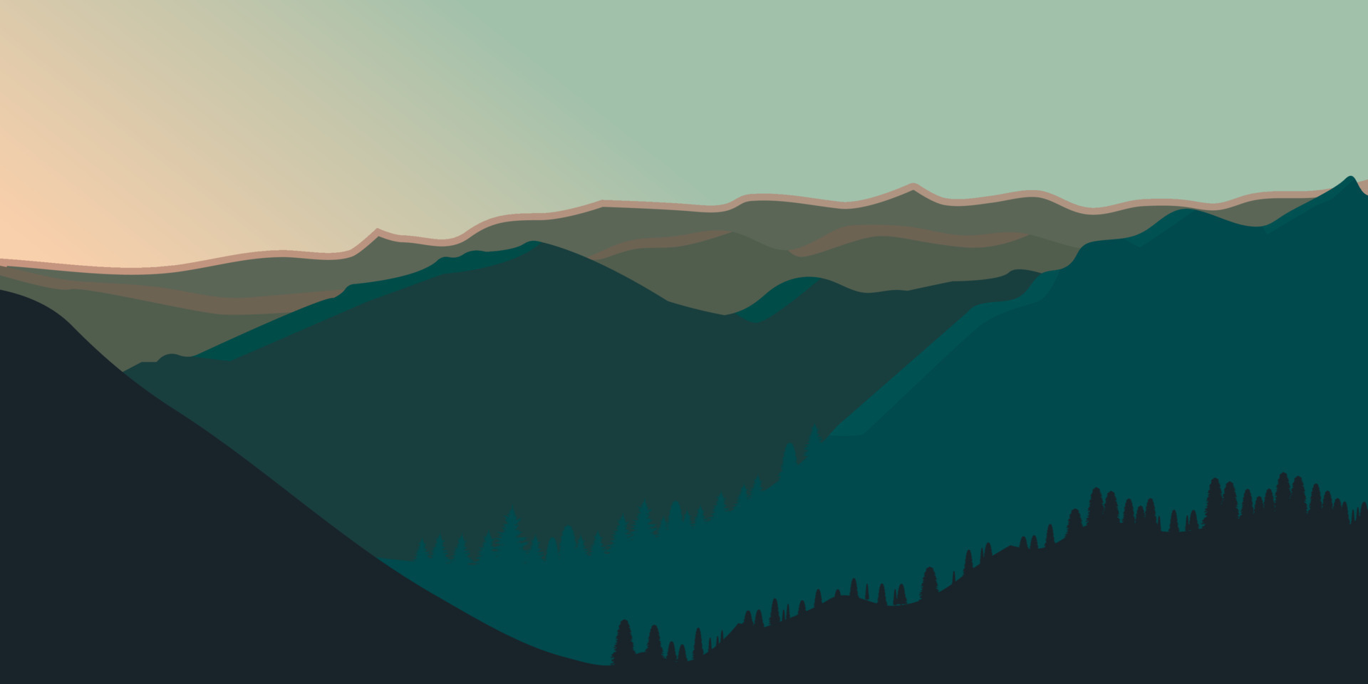 Green mountains background 12184678 Vector Art at Vecteezy