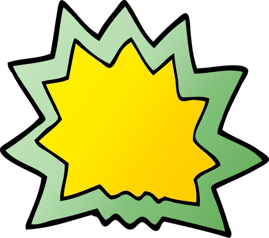 cartoon doodle explosion vector