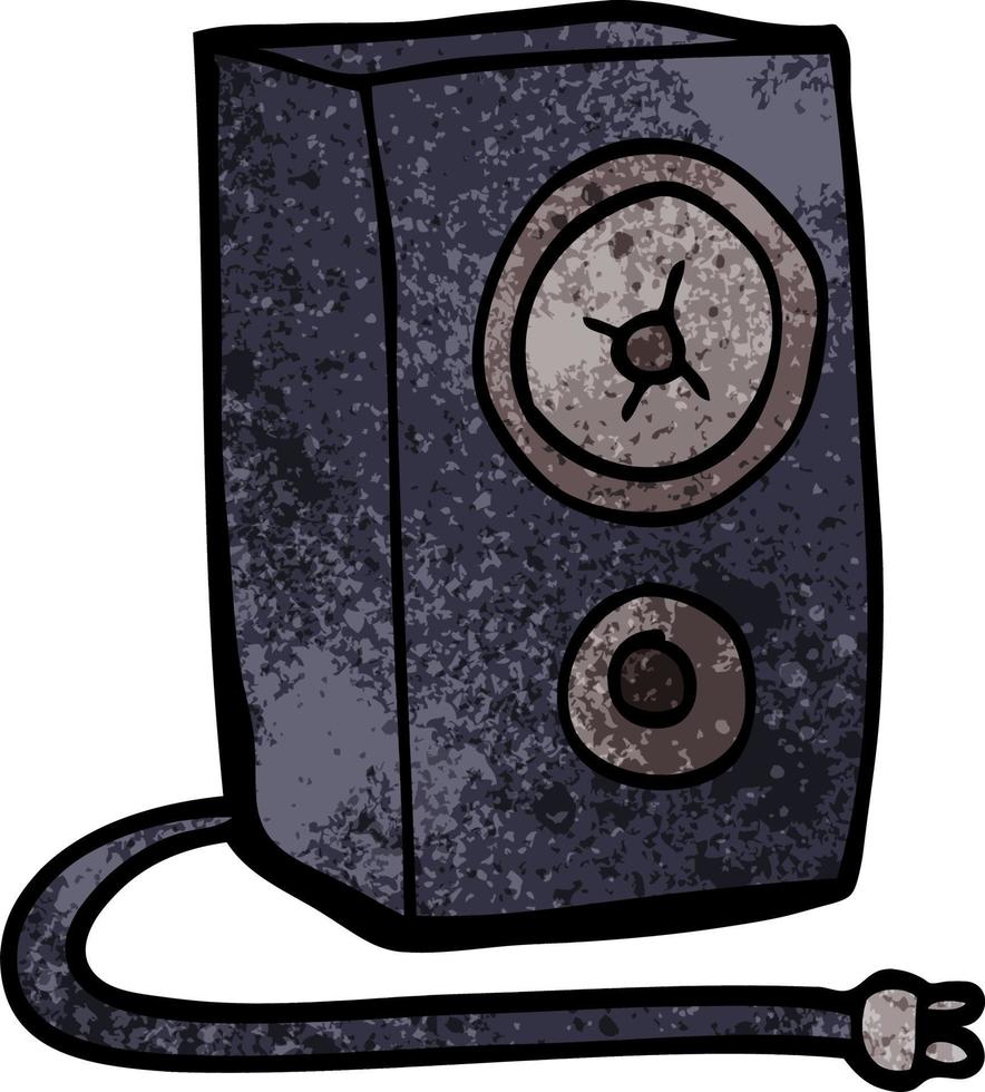 cartoon doodle of a speaker vector