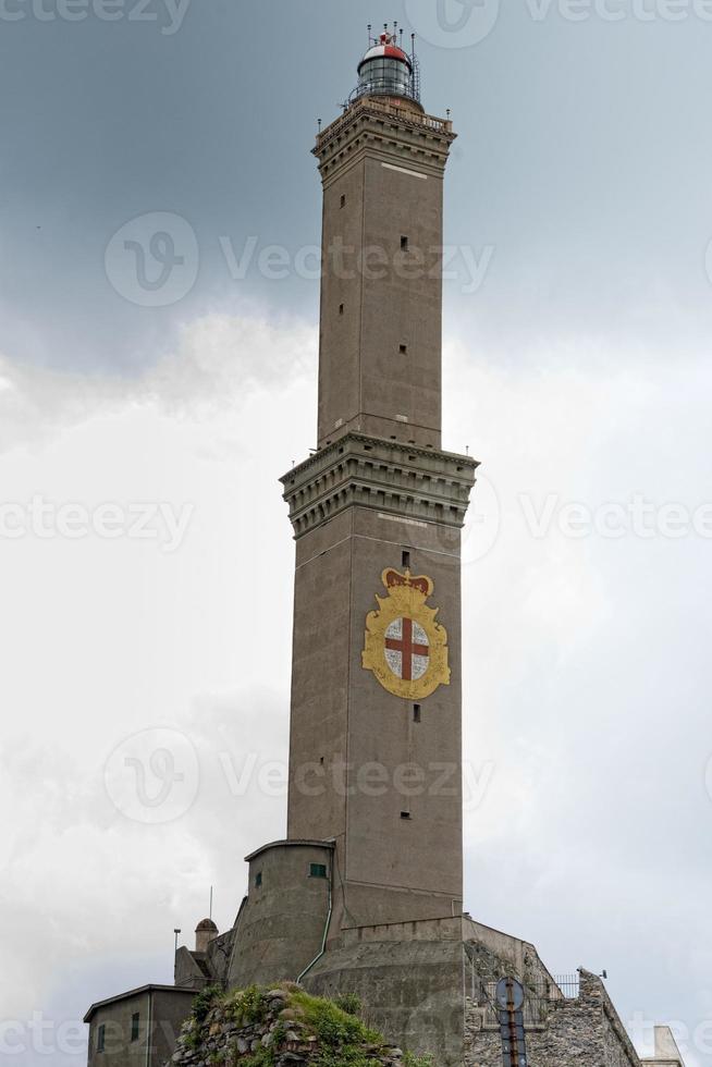 lightouse lanterna génova ciudad italia símbolo foto