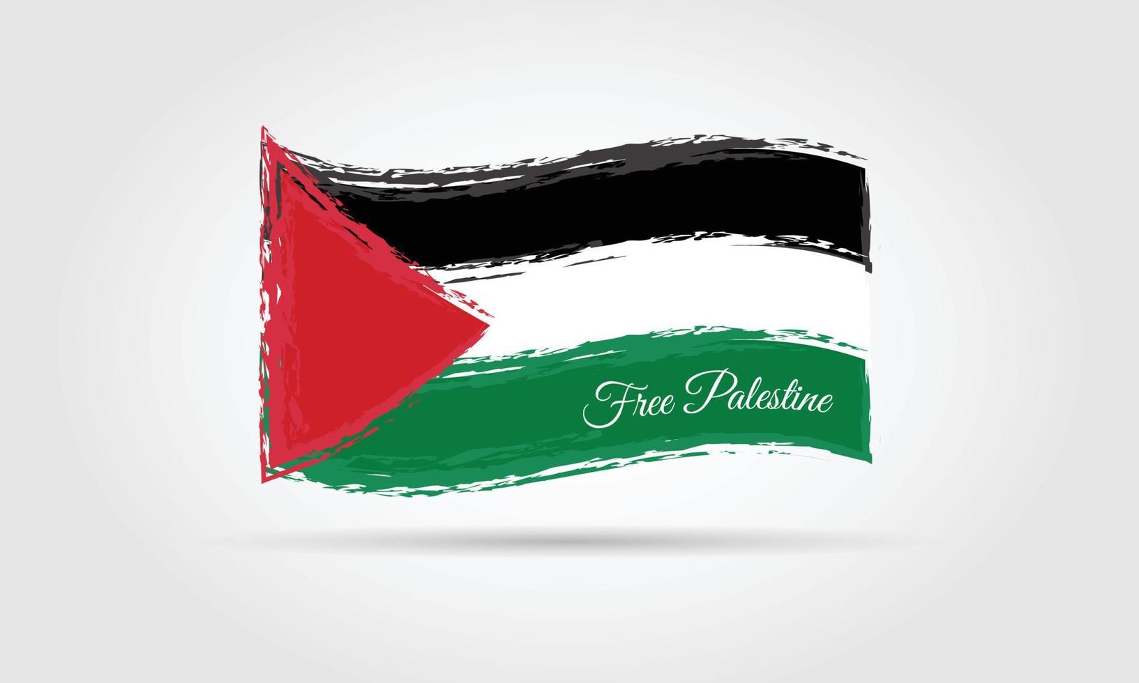 Palestina textura bandera vector ilustración fondo. oren por palestina, palestina libre, gaza, niño, musulmán por papel tapiz, volante, pancarta, camiseta, ilustración vectorial posterior