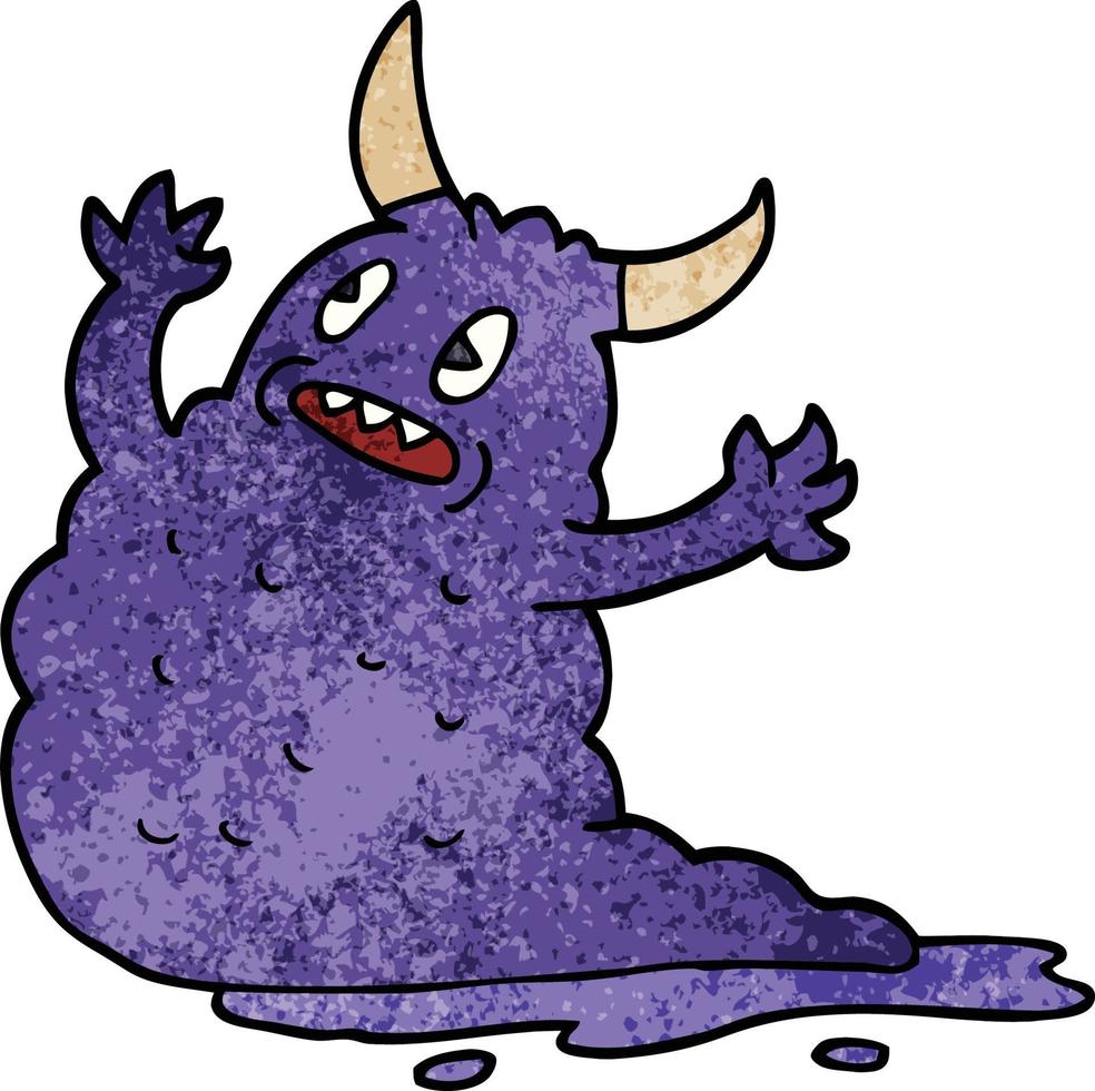 cartoon doodle demon vector
