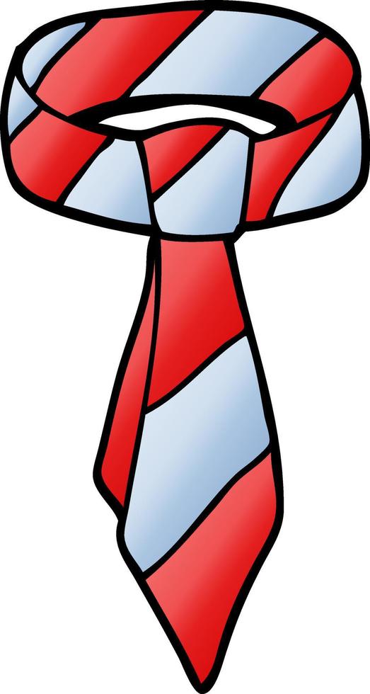 cartoon doodle tie vector