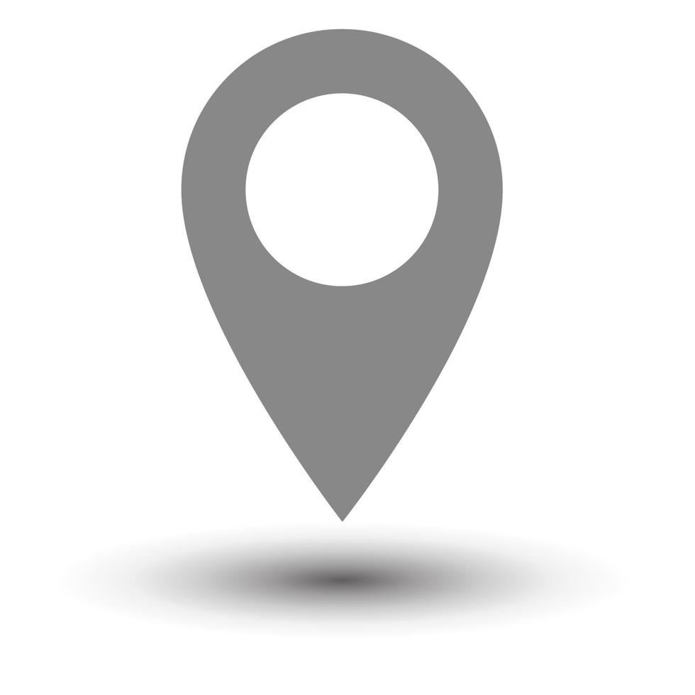 Location pin icon. Map sign. vector