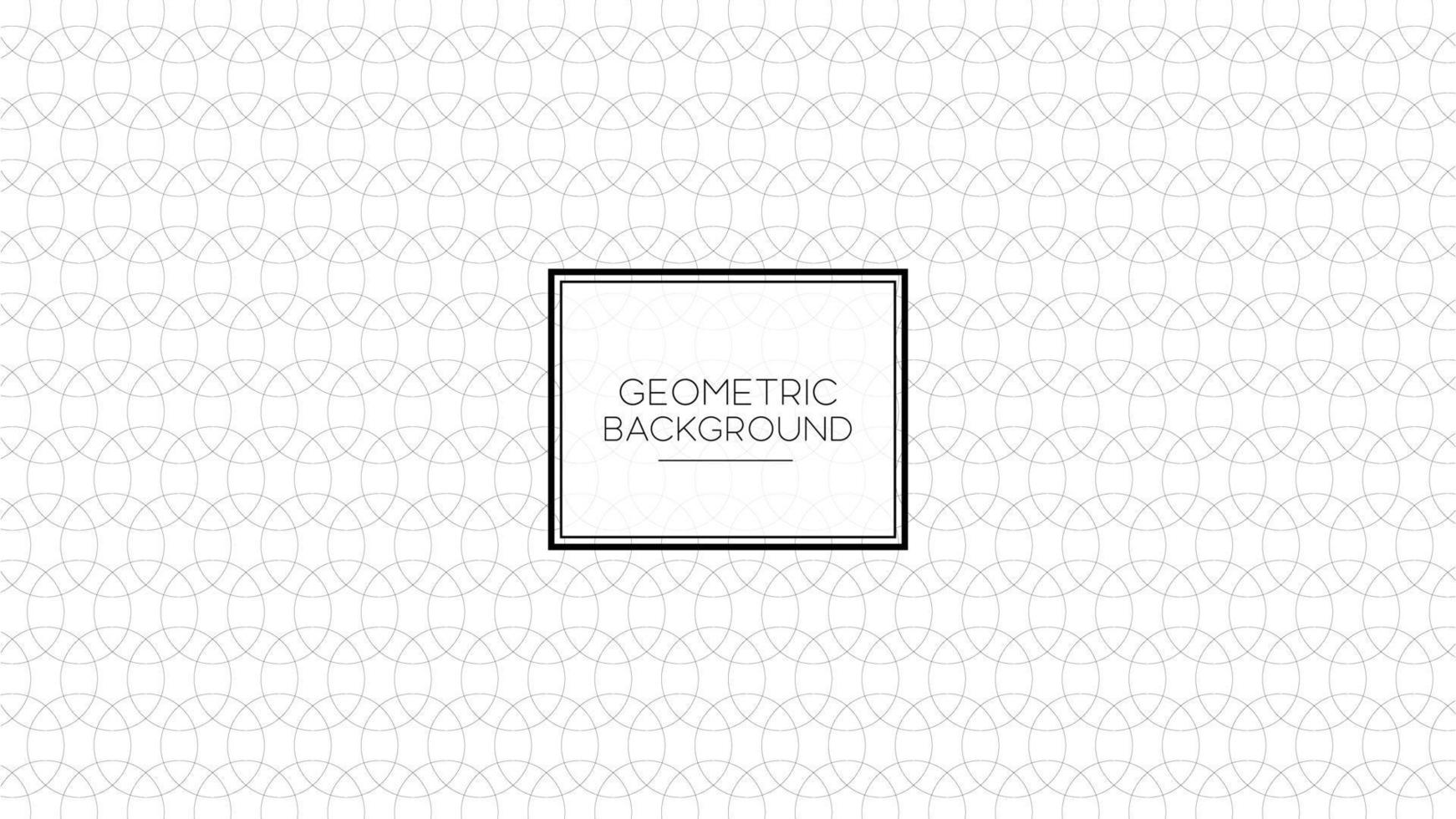 White background with black curved line shapes geometric shapes texture repeat pattern vector