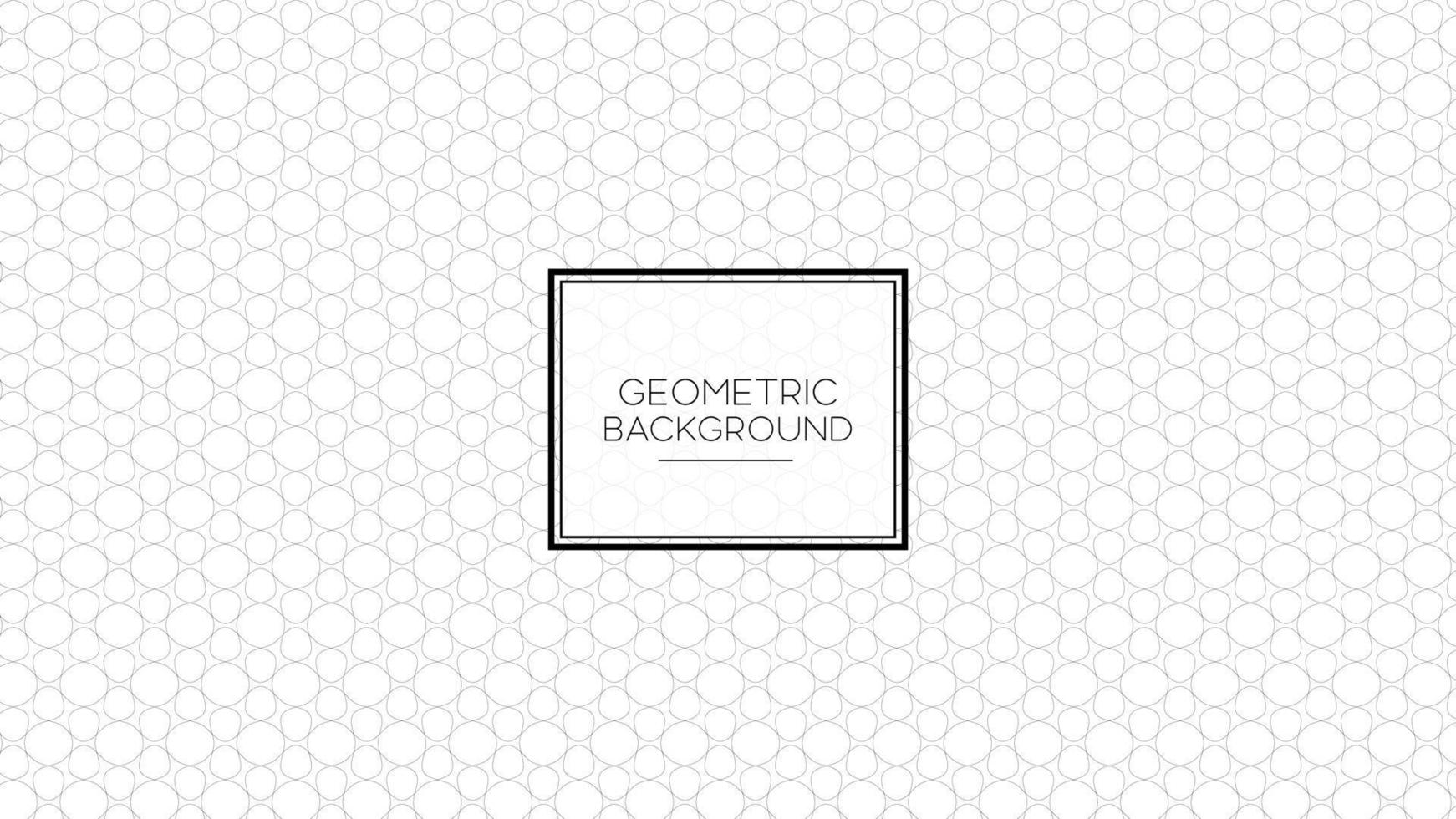 White background with black curved line shapes geometric shapes texture repeat pattern vector