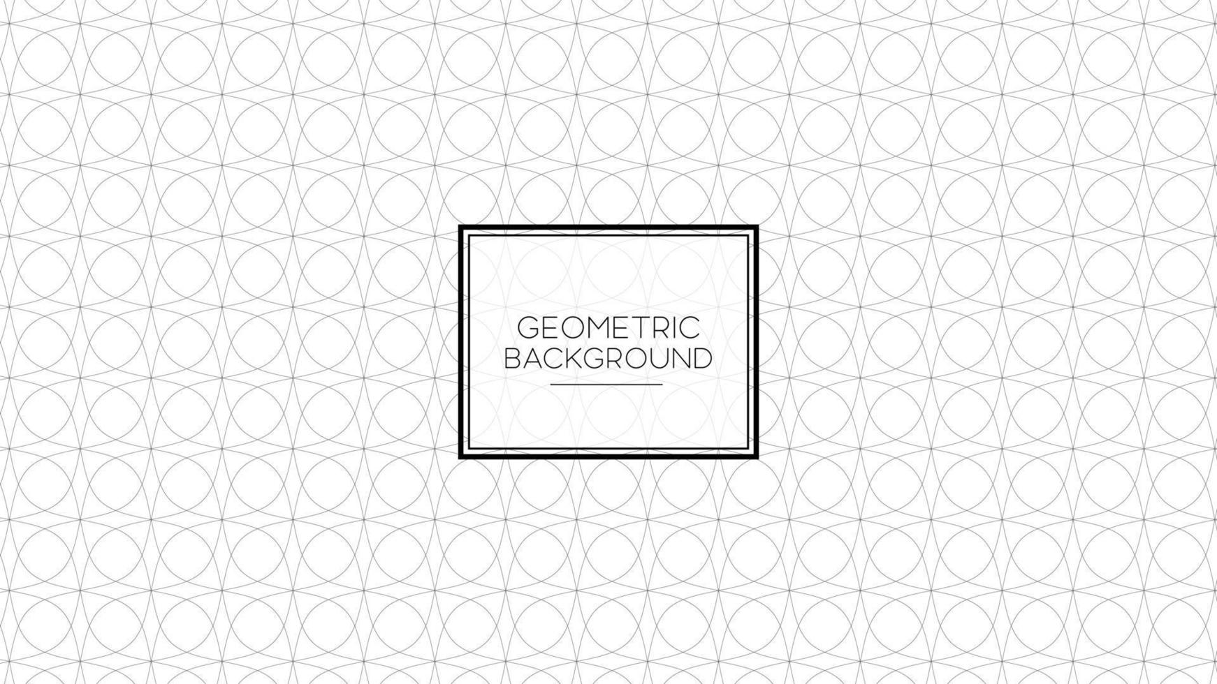 White background with black curved line shapes geometric shapes texture repeat pattern vector