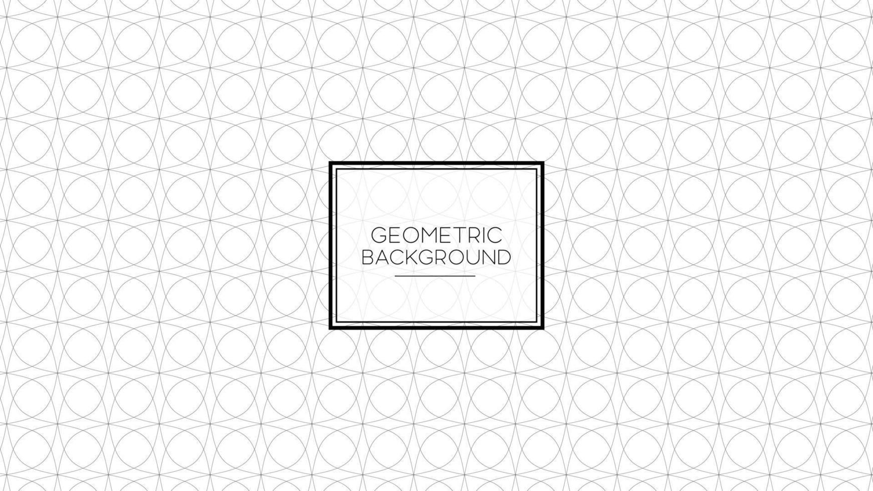 White background with black curved line shapes geometric shapes texture repeat pattern vector