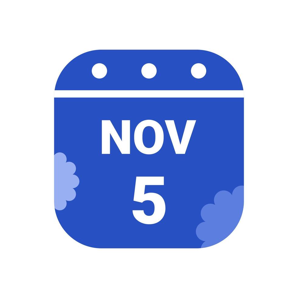 Minimal calendar design with floral motif. free vectors for design element