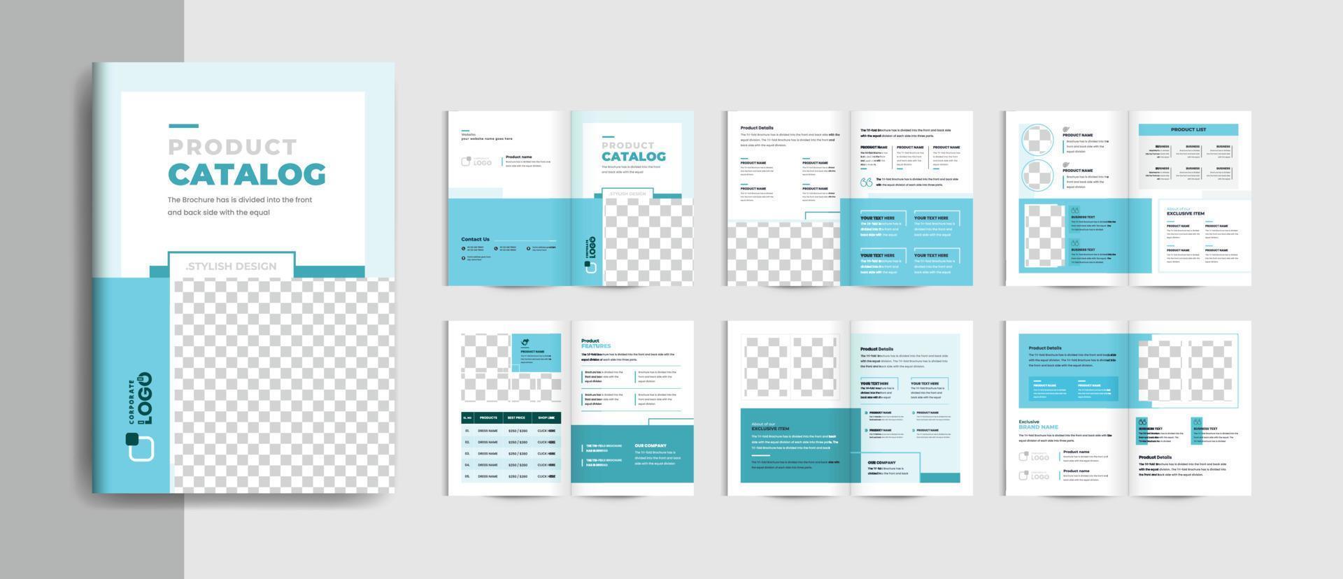 Product Catalog design vector