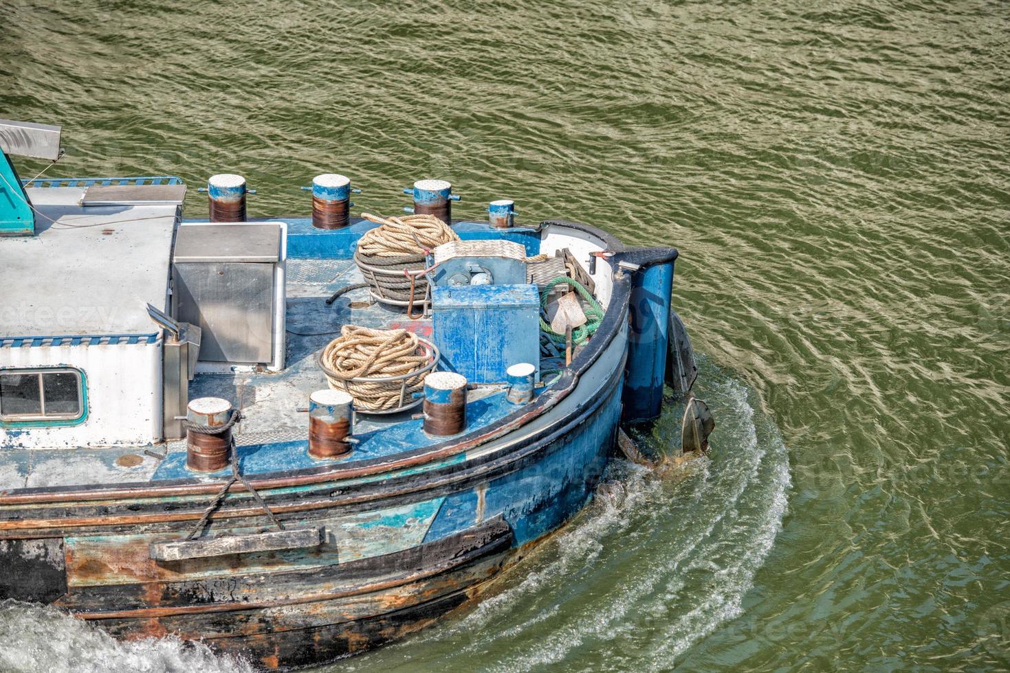 paris bateaux seine detalle de cerca foto