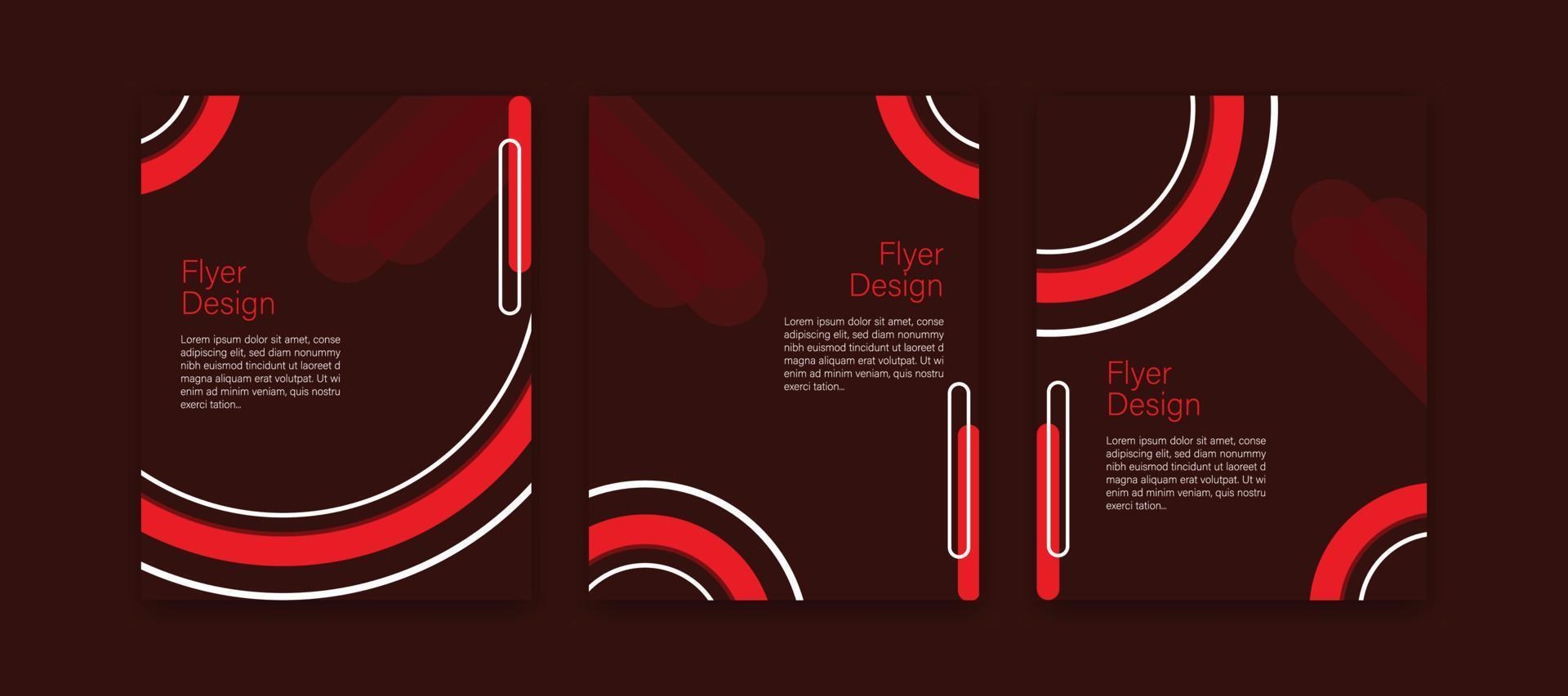 Corporate template design, can be adapte to flyer, brochure, banner, poster, magazine vector
