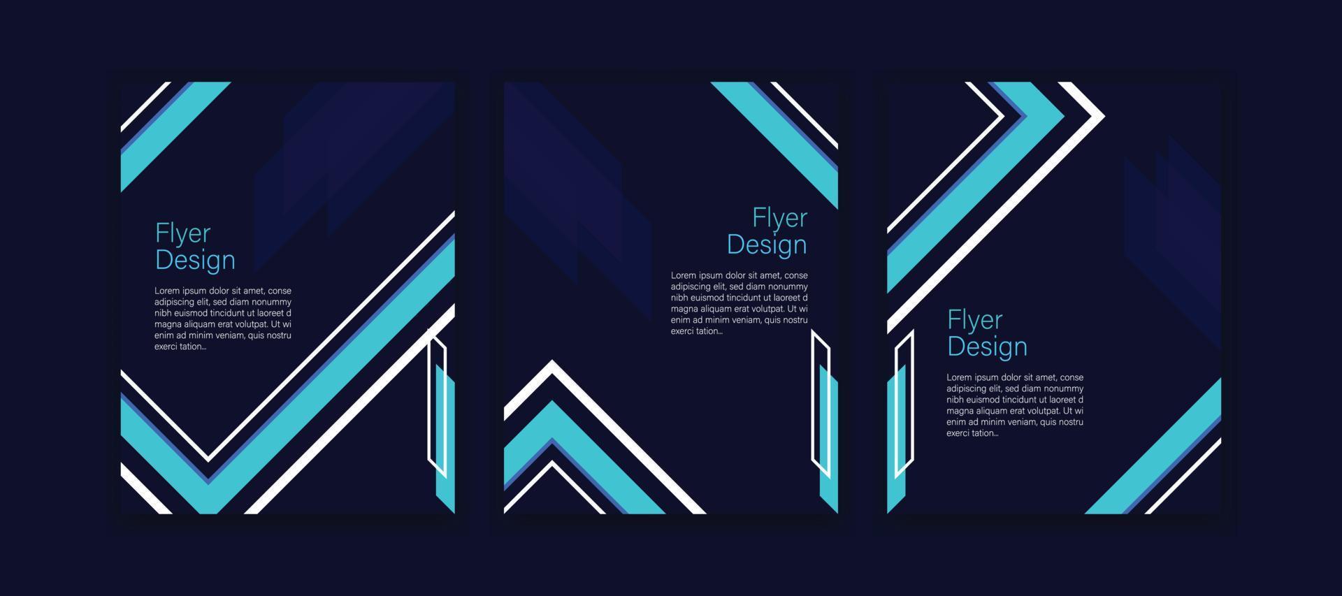 Corporate template design, can be adapte to flyer, brochure, banner, poster, magazine vector