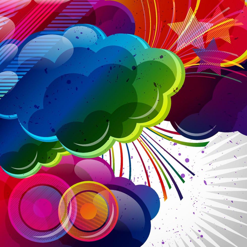 Abstract background with colorful elements.Vector illustration. vector