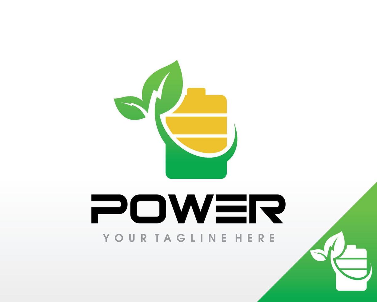 Electric Vehicle Battery logo. Electrical logo design vector