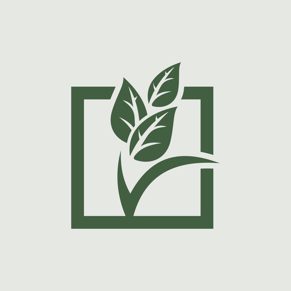 Check Leaf Nature Ecology Business Logo vector