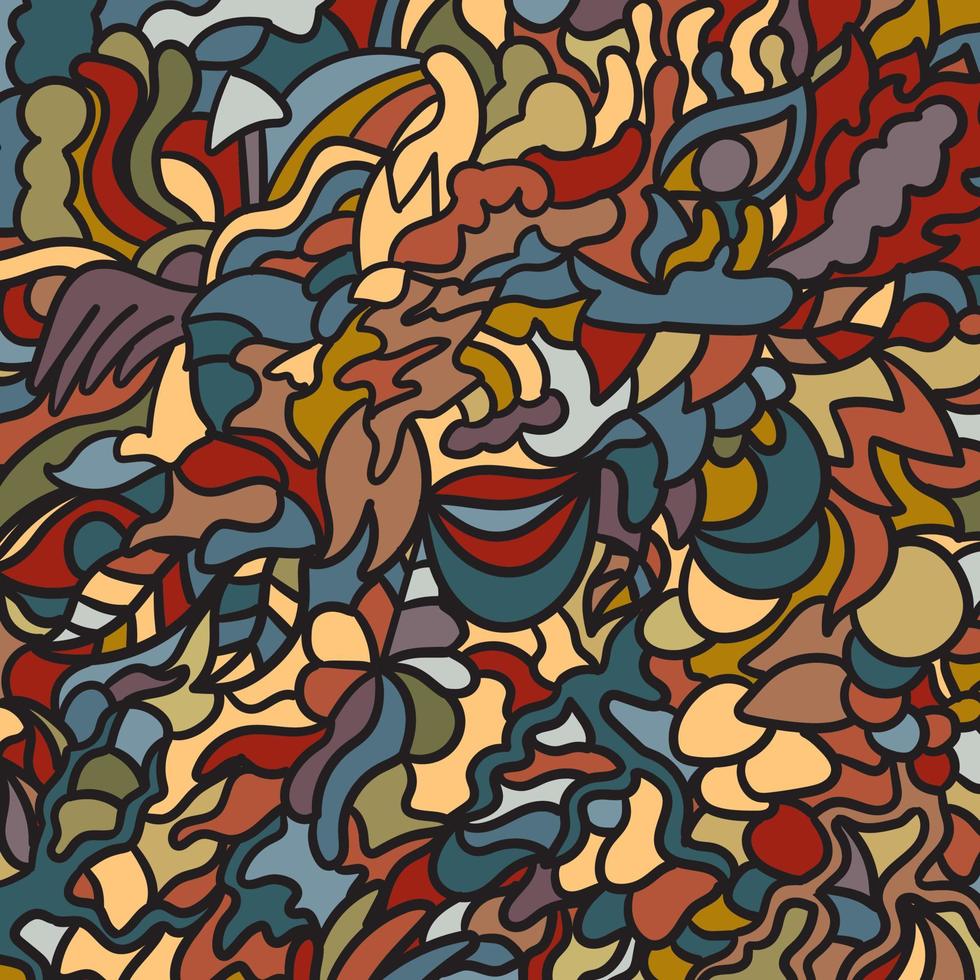 Human and nature abstract background vector