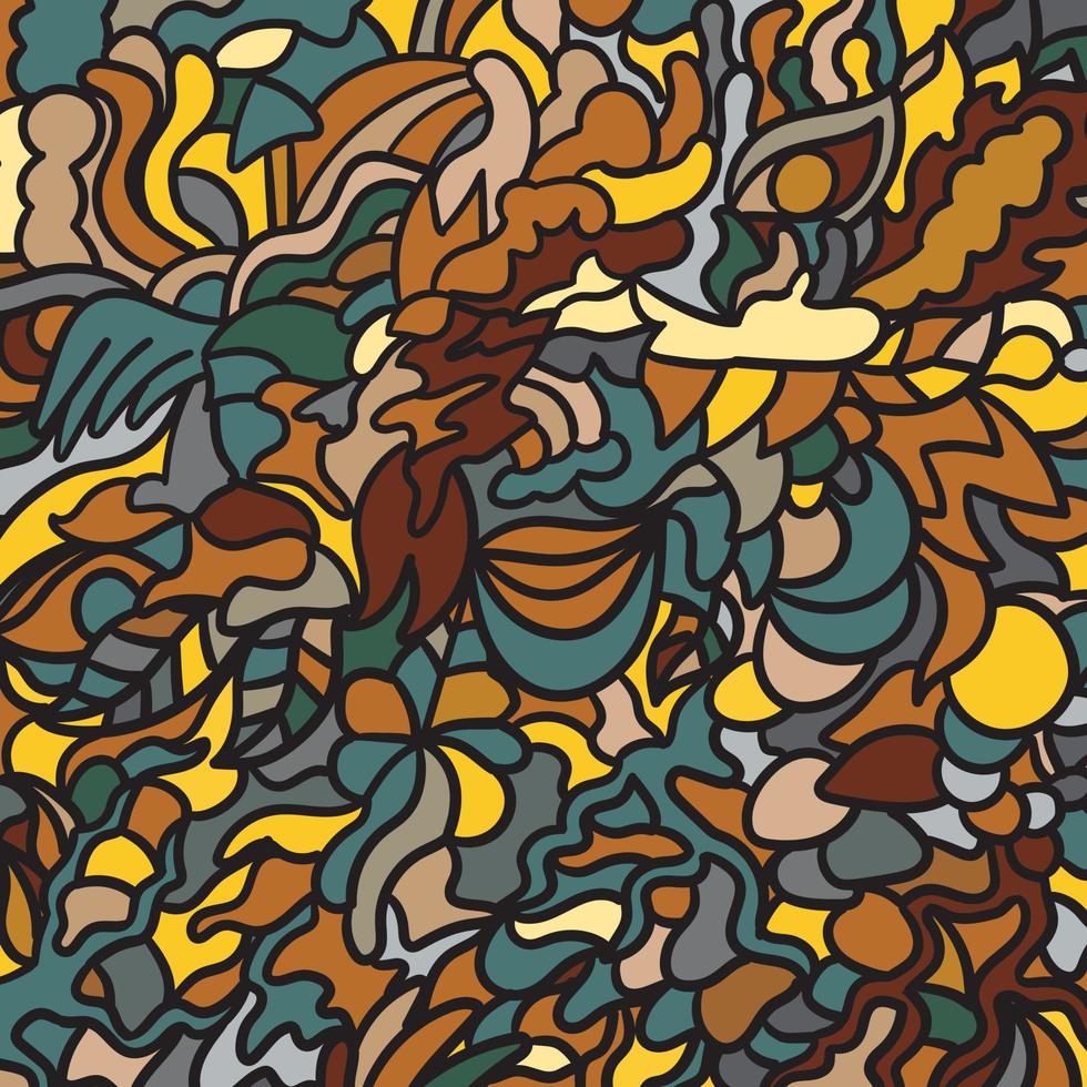 Human and nature abstract background vector