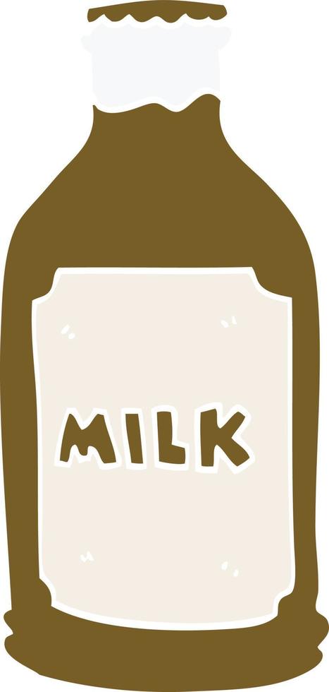 cartoon doodle chocolate milk vector