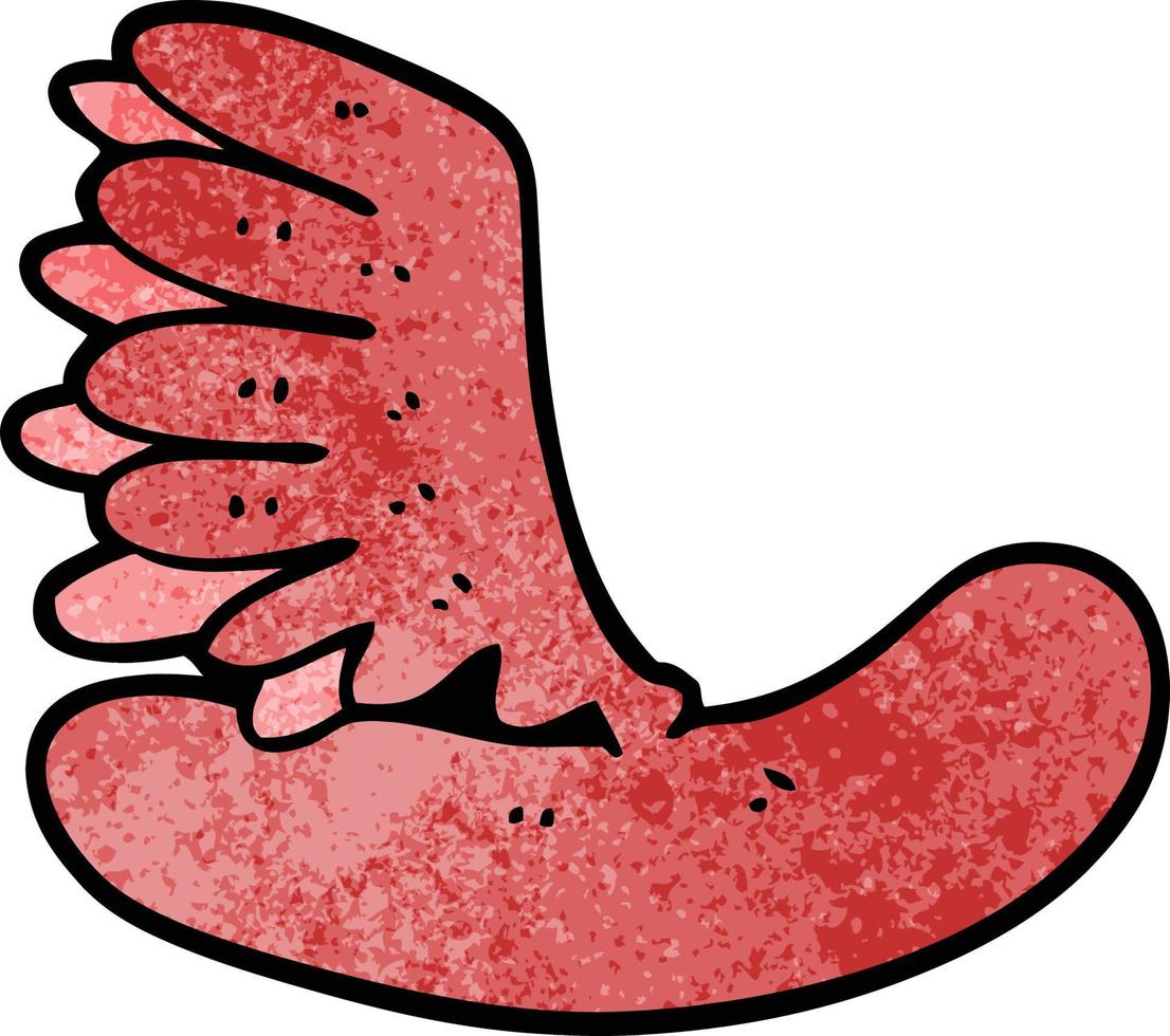 cartoon doodle of a hot dog vector