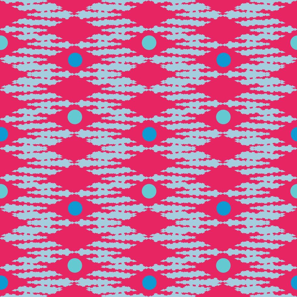 ikat geométrico seamless pattern.vector vector