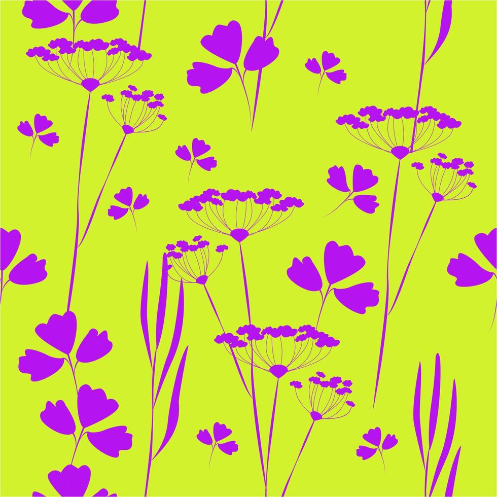 patrón floral sin fisuras vector