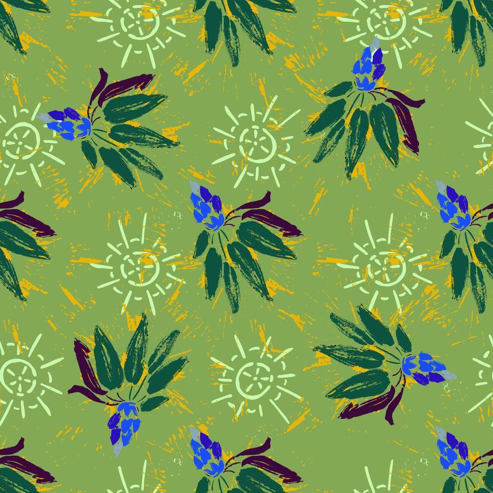 seamless pattern floral vector