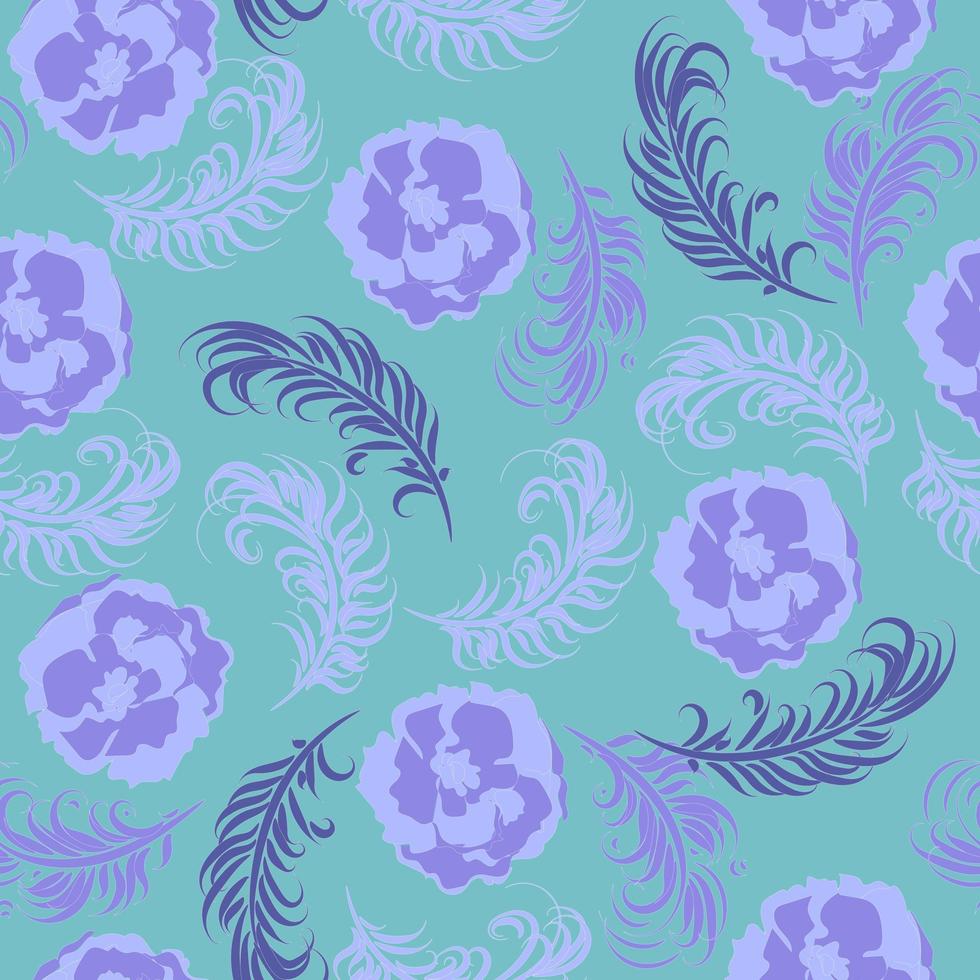 seamless pattern floral vector