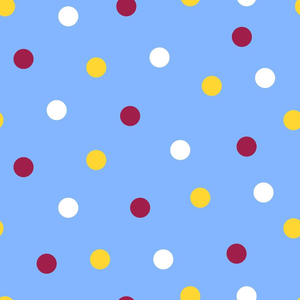 spring and summer seamless pattern,multicolor polka dot fabric, wallpaper, vector. vector