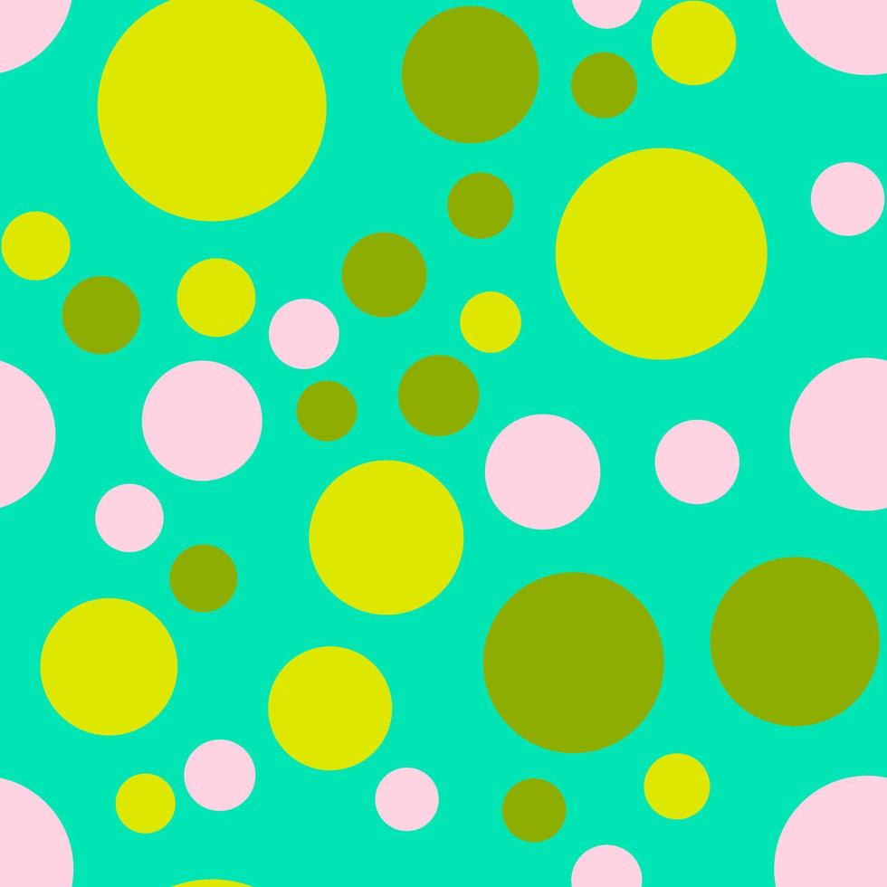 spring and summer seamless pattern,multicolor polka dot fabric, wallpaper, vector. vector