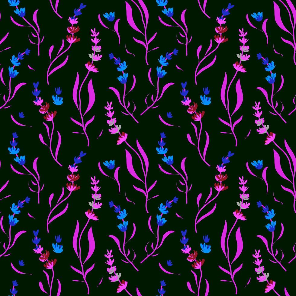 seamless pattern floral vector