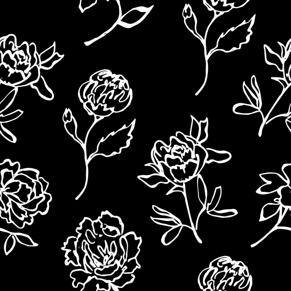 seamless pattern floral vector