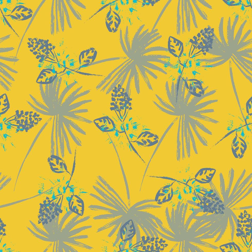 seamless pattern floral vector