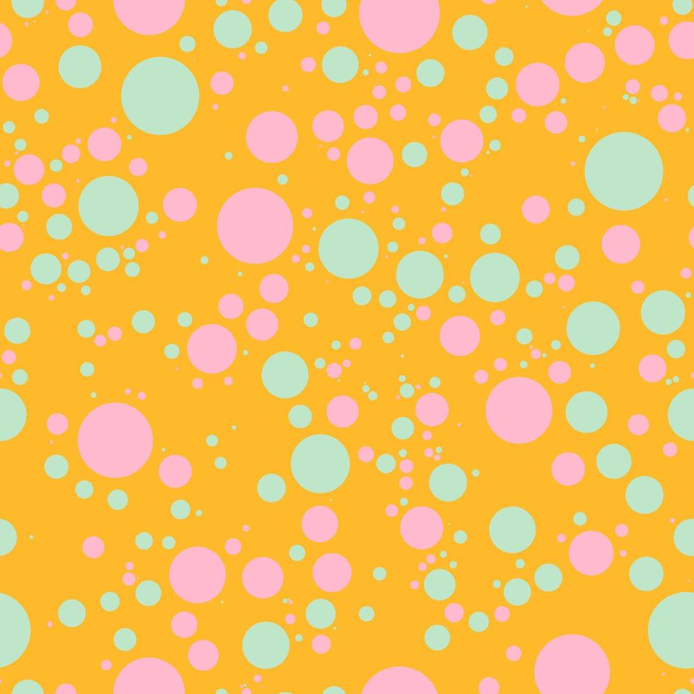 spring and summer seamless pattern,multicolor polka dot fabric, wallpaper, vector. vector