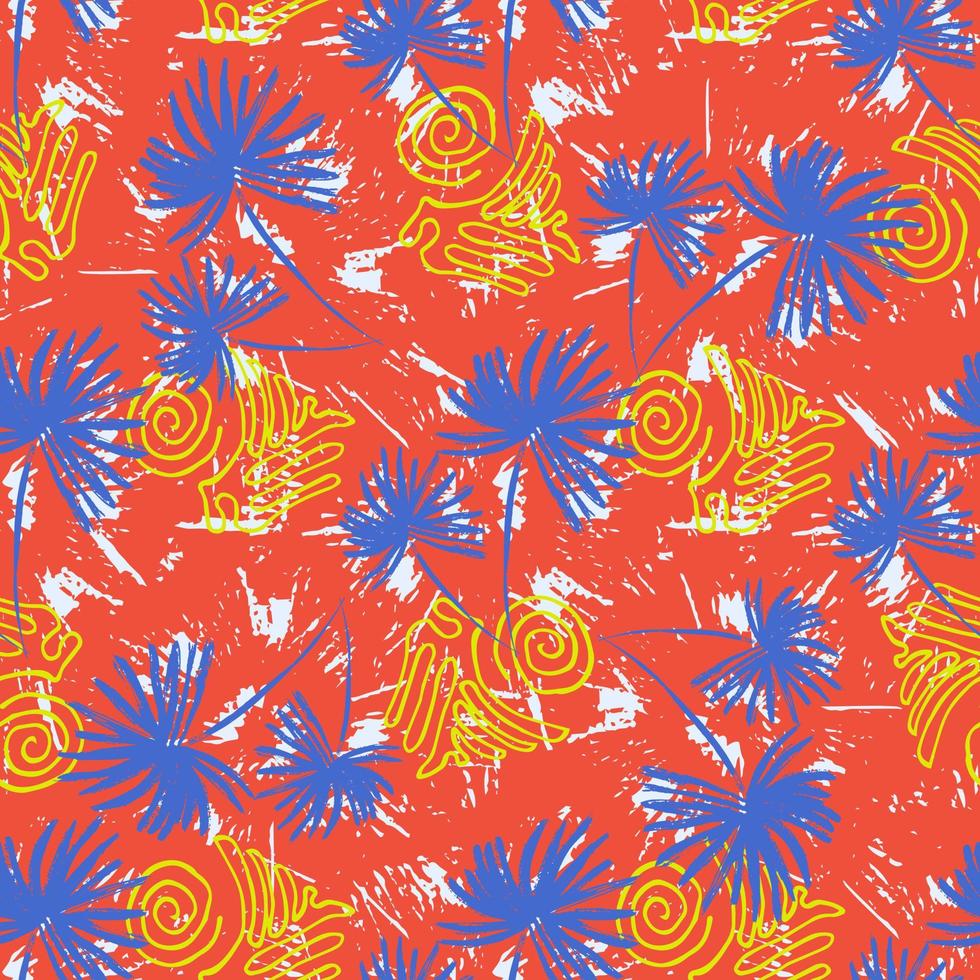 seamless pattern floral vector