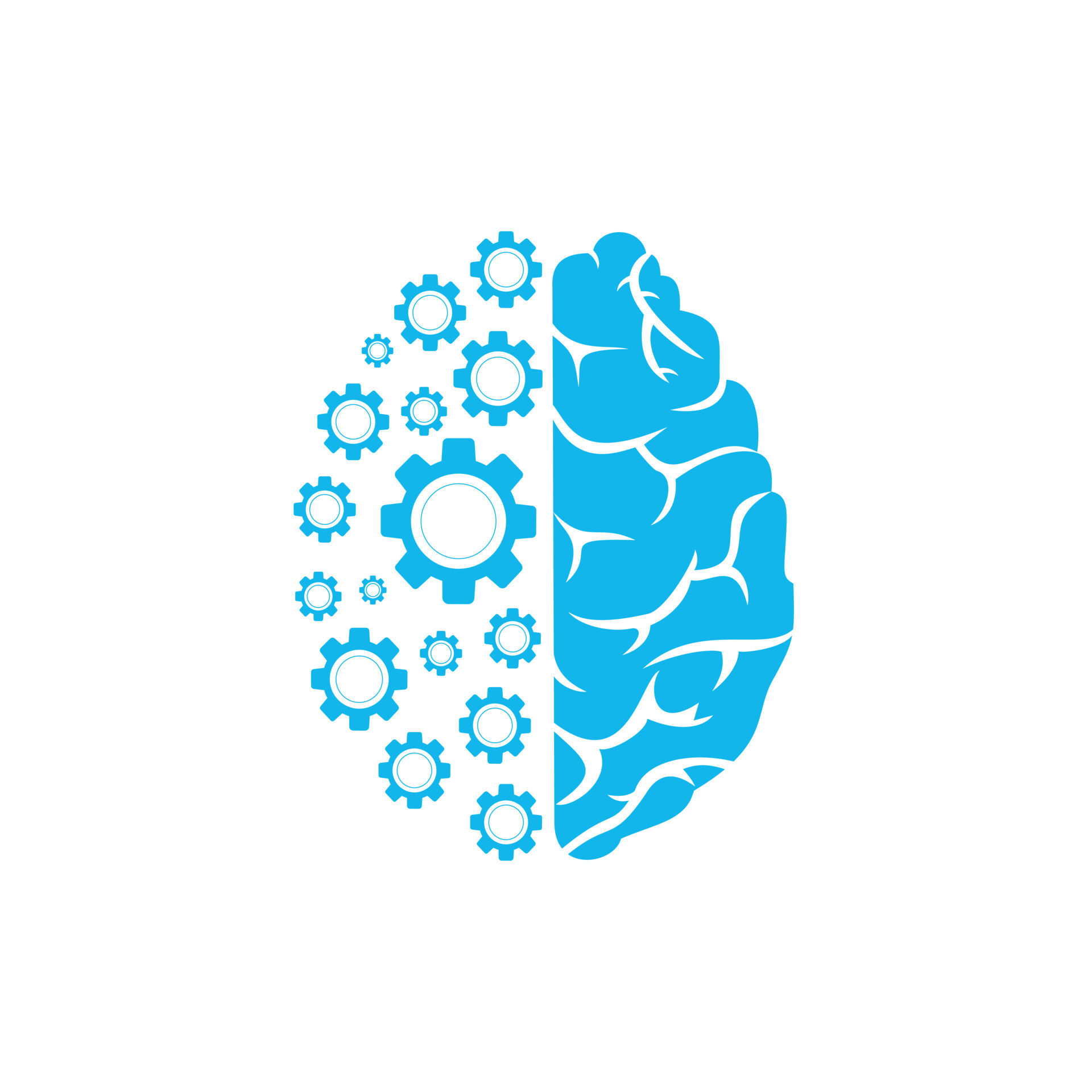 Brain Setting Logo design.this is high resolution,creative and unique ...