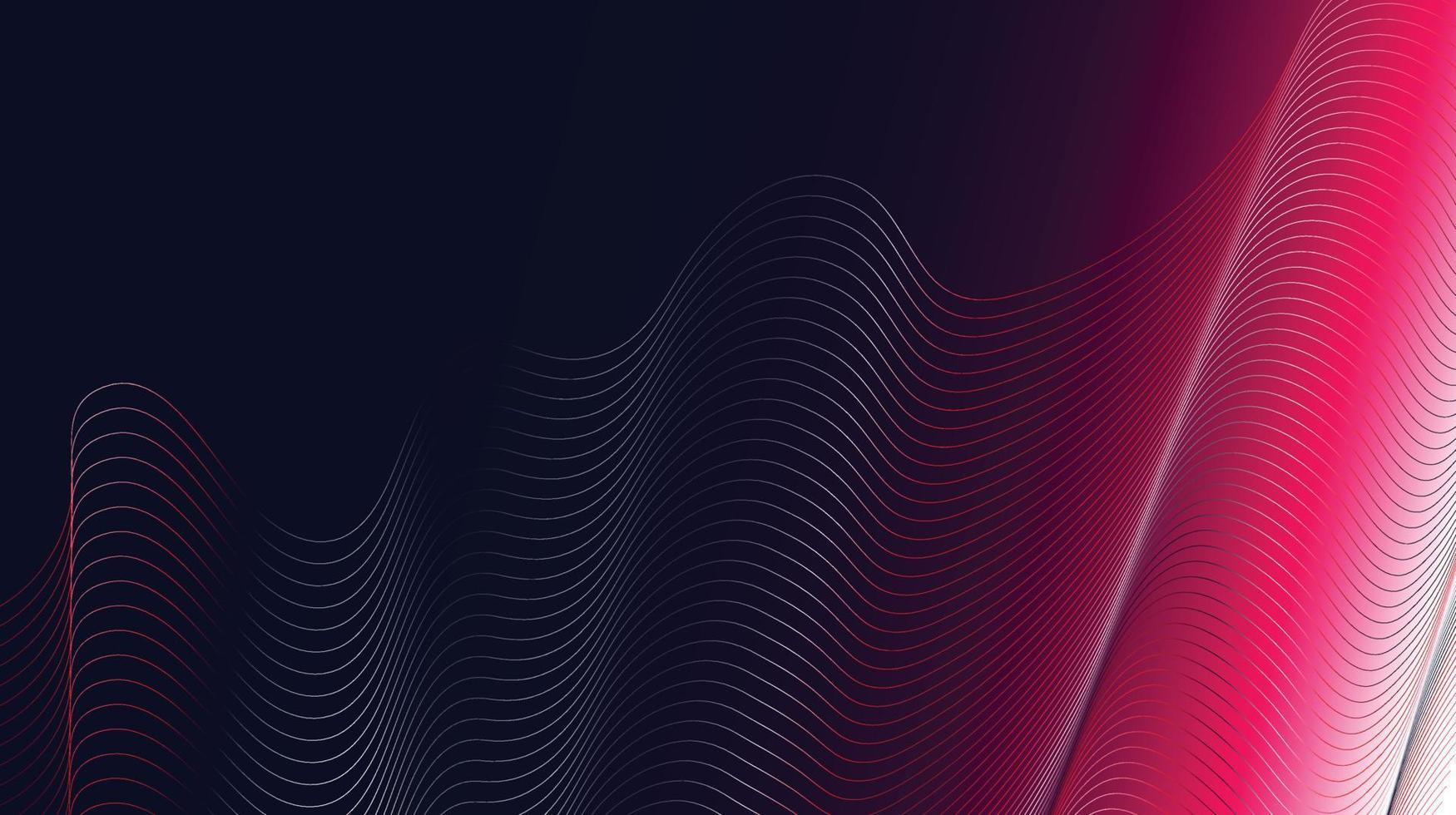 Fondo de diseño de rayas abstractas de onda de líneas. negocio fondo líneas ola resumen raya diseño vector