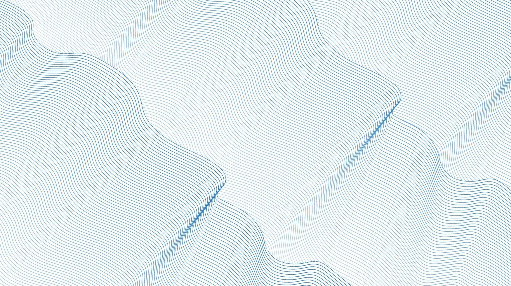 abstract banner background. Minimal technology bright blue abstract background. Abstract halftone background made of curved lines vector