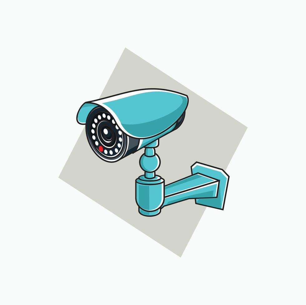 tosca CCTV icon - colored icon, symbol, cartoon logo for security system vector