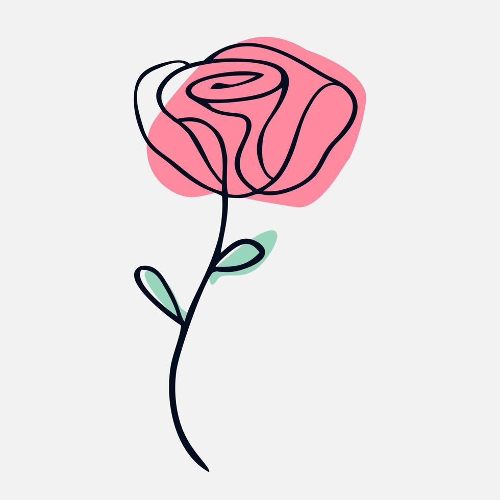 Basic RGB flower vector