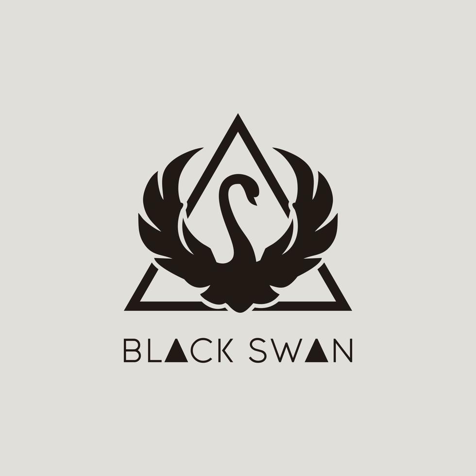 Basic RGB swan vector