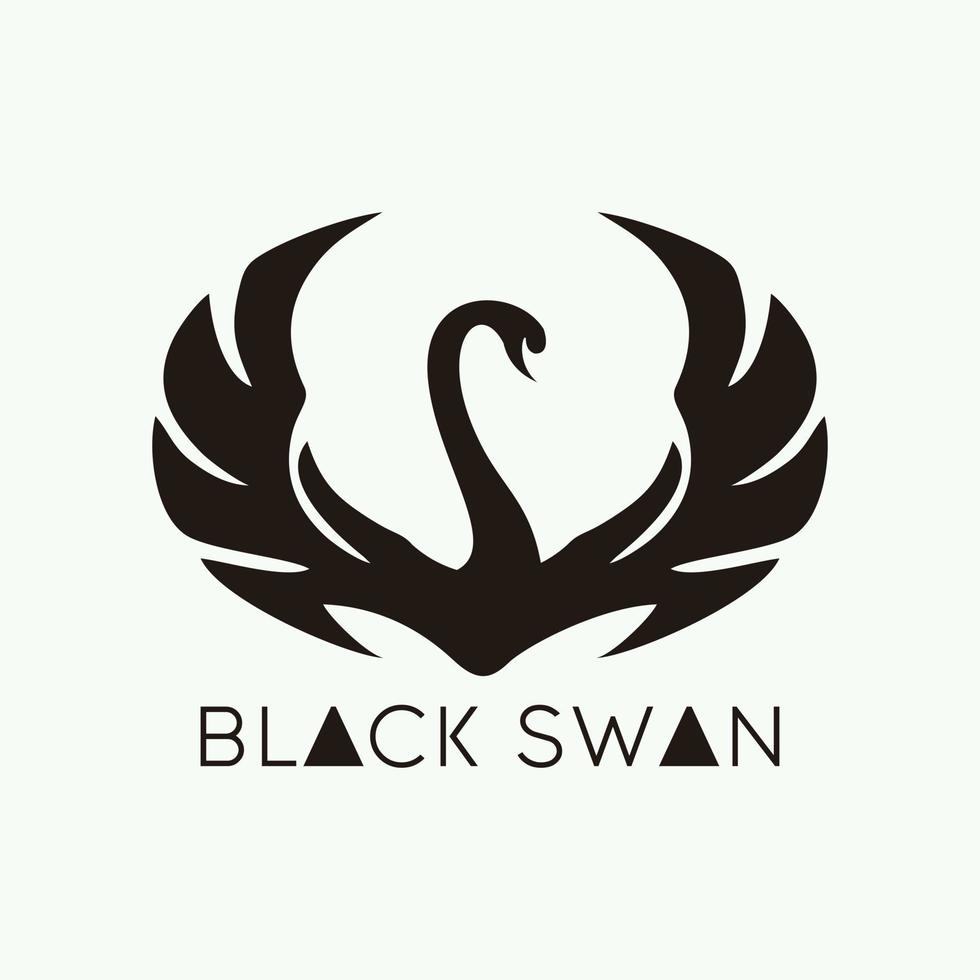 Basic RGB swan vector
