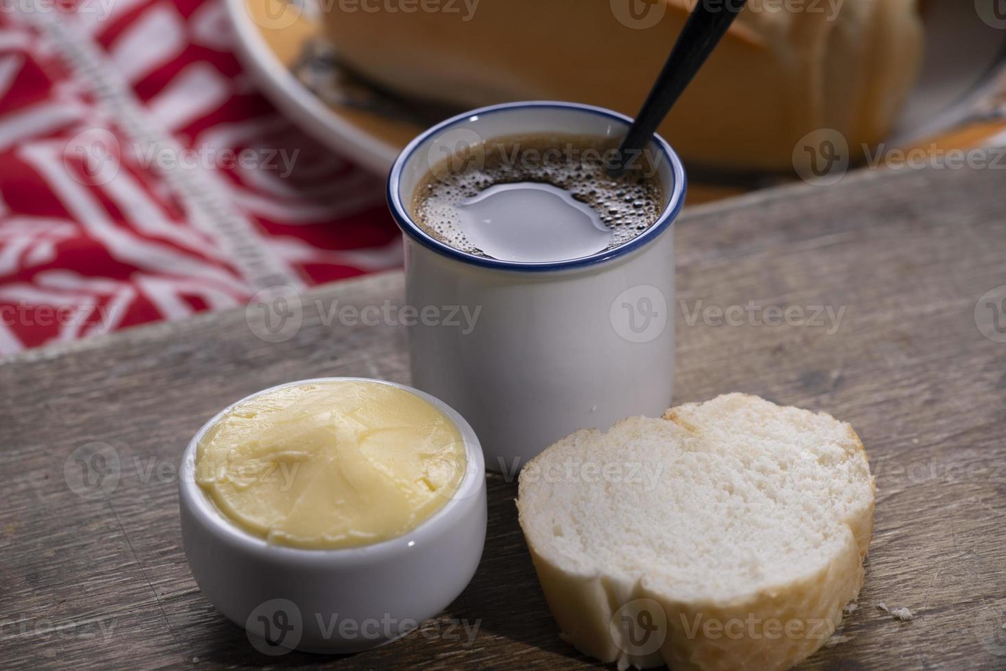 coffee and bread photo