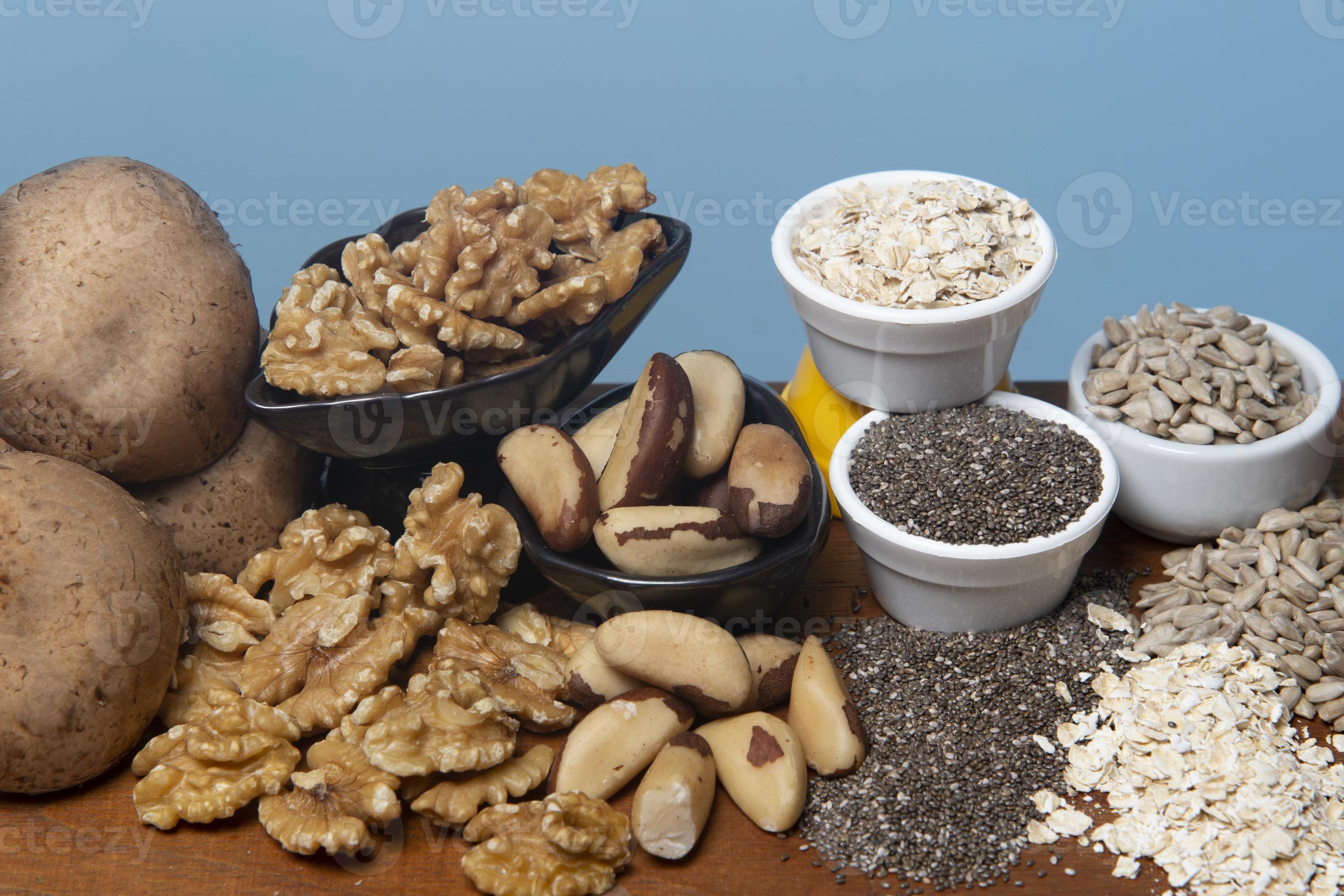 Food as a source of minerals such as zinc, magnesium, copper and