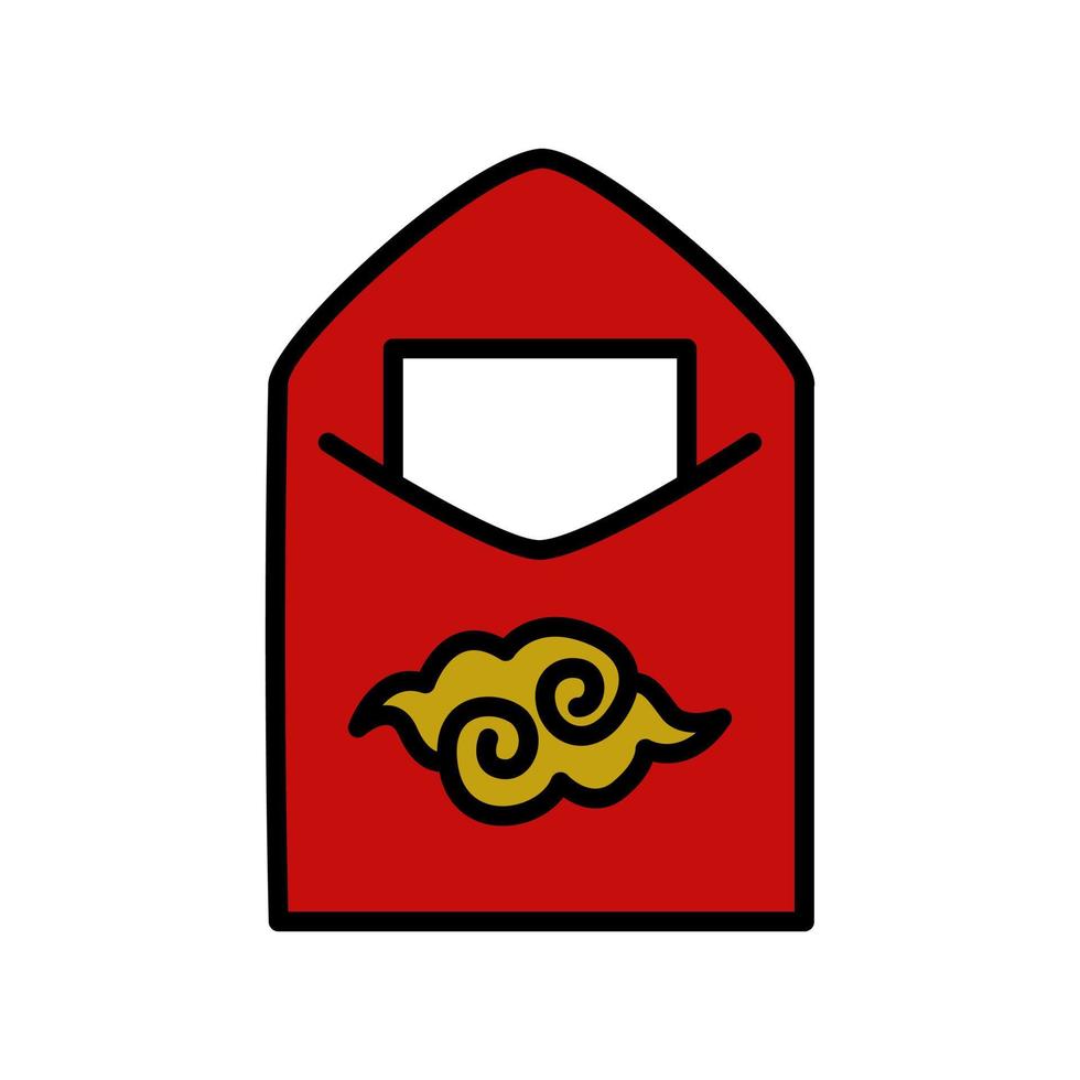 Envelope Wishes Icon Symbol Illustration. Traditional Envelope Paper Logo Vector