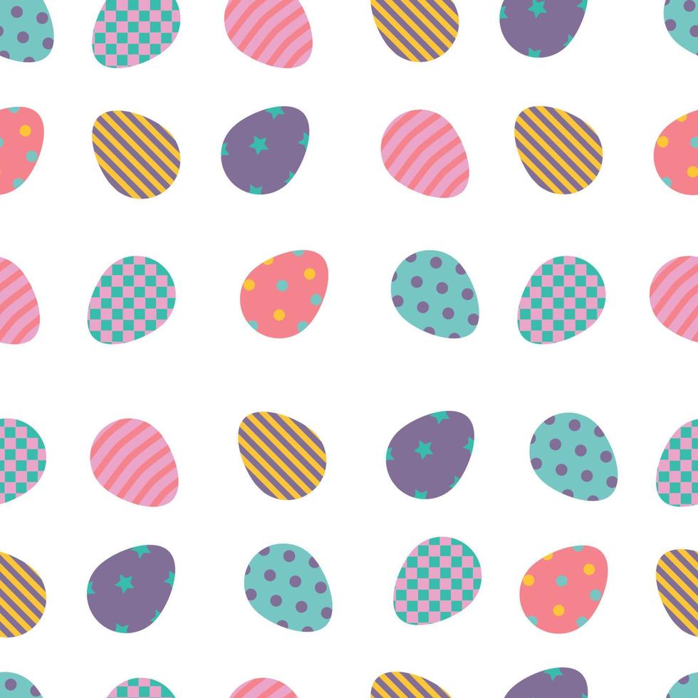 Easter Egg Seamless Pattern vector